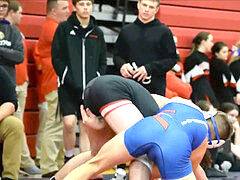 straight college Wrestler bulges