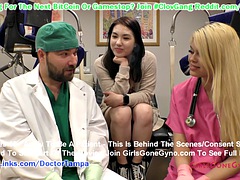 CLOV Mina Moon Gyno Examination by Doctor Tampa and Destiny Cruz