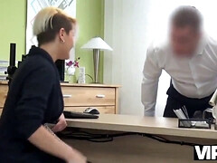 Czech couple gets hot and heavy for cash during casting audition